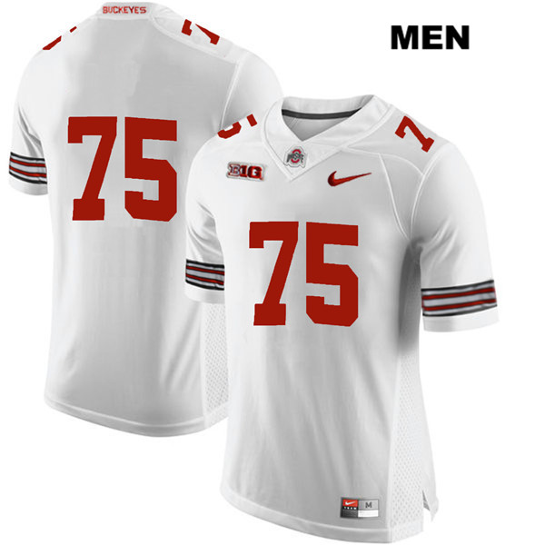Ohio State Buckeyes Men's Thayer Munford #75 White Authentic Nike No Name College NCAA Stitched Football Jersey EP19C37XI